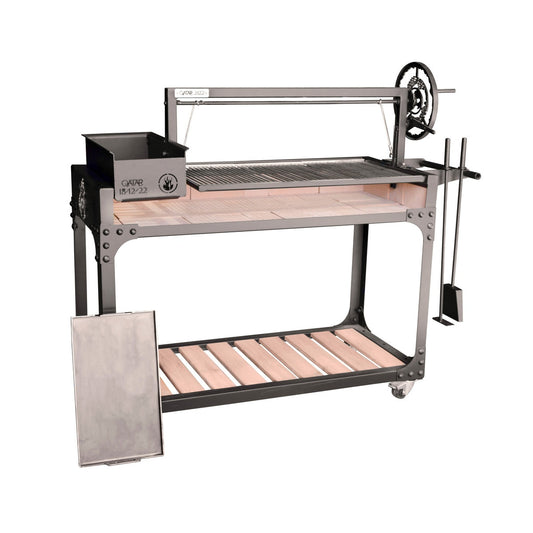 Qatar Compact Portable Steel Grill – Efficient Small Group BBQ Solution