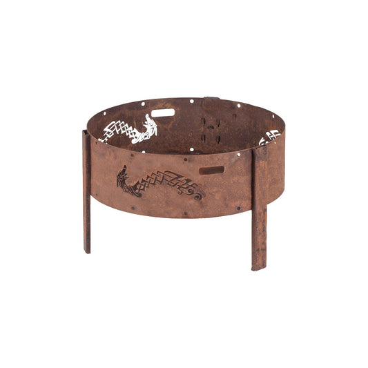 STOKER 80 Rust Finish Medium Grill – Versatile & Portable Steel BBQ