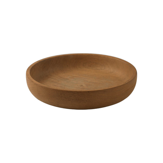 8-Inch Handmade Algarrobo Salad Bowl – Natural Wood Handcrafted Bowl